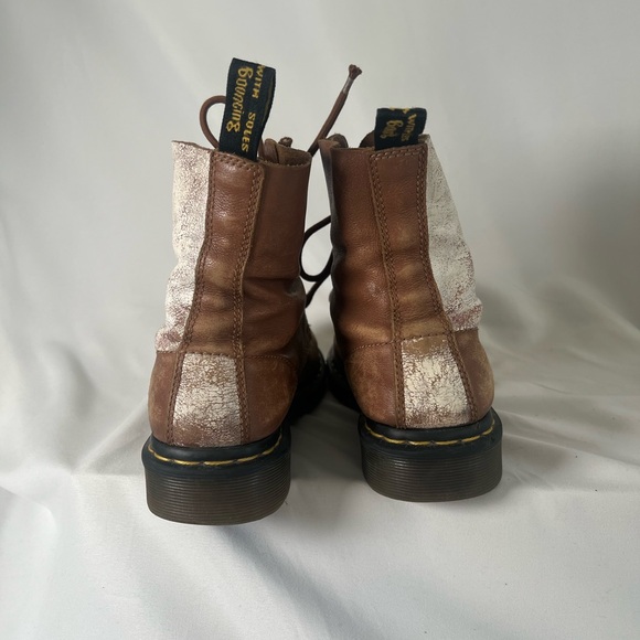 Dr Martens One of a Kind Customized Pascal Leather Boots Indie Grunge - size 7 - Picture 5 of 9